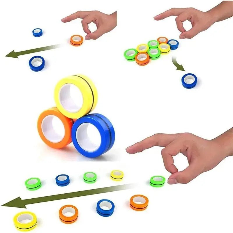 3Pcs Magnetic Rings Anti-Stress - Jaazi Intl