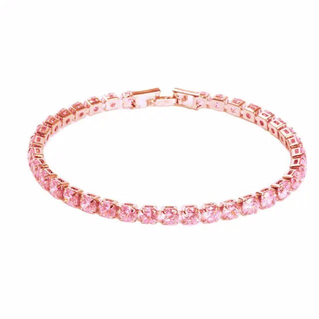 4.0mm Zircon Crystal Bracelet - Jaazi Intl