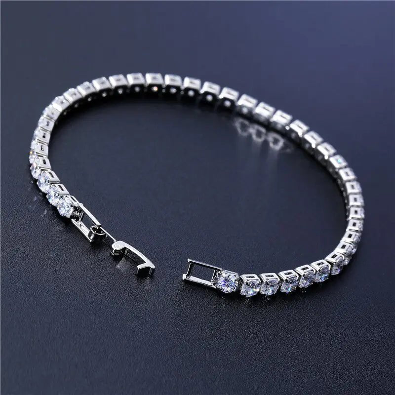 4.0mm Zircon Crystal Bracelet - Jaazi Intl