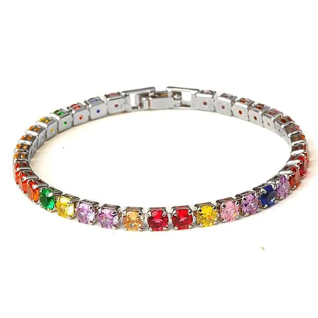 4.0mm Zircon Crystal Bracelet - Jaazi Intl