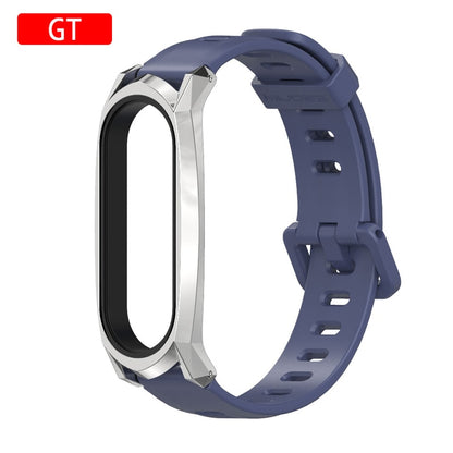 Nouveau Bracelet Original Mijobs Youth pour Xiaomi Mi Band 5 Bracelet avec cadre en métal pour Xiaomi Mi Band 4 Bracelet de remplacement en Silicone 