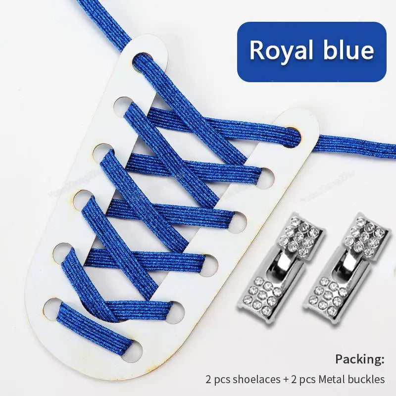 LACED LINK "CROSS LOCK" Royal blue