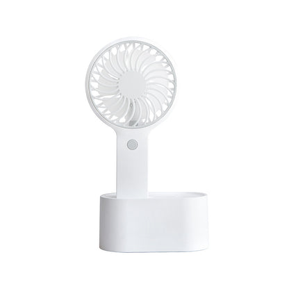 Schüttelkopfventilator, USB-Mini-Desktop-Kleinventilator, praktischer handgehaltener Outdoor-Studentenventilator 