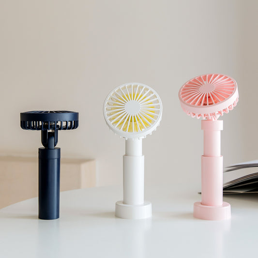 New Multi-Dimensional Telescopic Rotating Fan Mini Handheld Small Fan USB Charging Outdoor Office Desktop