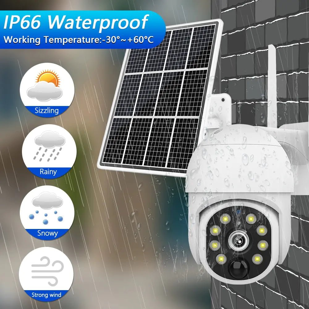 4G Solar Surveillance Camera Waterproof - Jaazi Intl