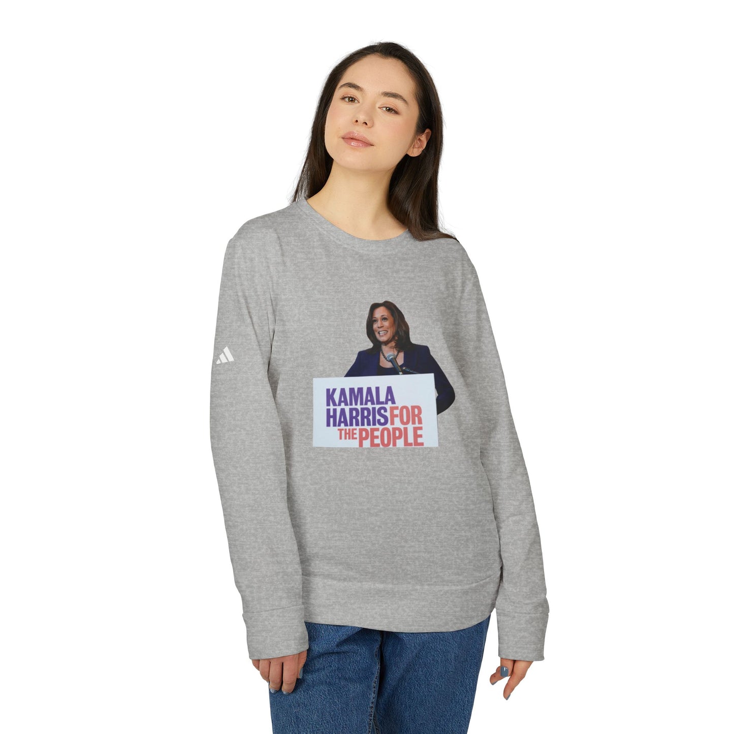 Kamala Harris for the People Unisex Fleece Crewneck Sweatshirt