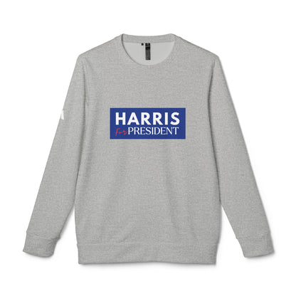 Harris for President Unisex Fleece Crewneck Sweatshirt