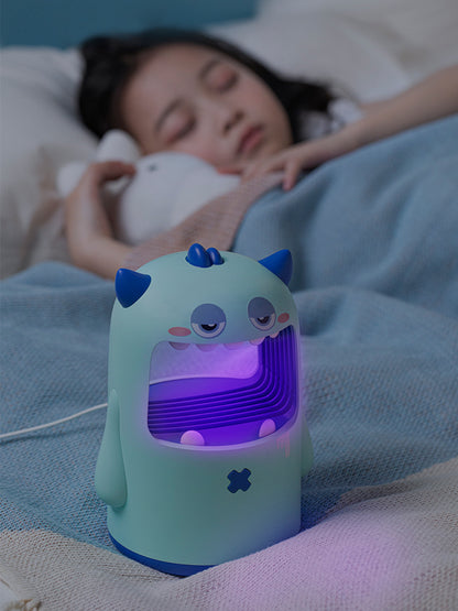 Lampe anti-moustiques petit monstre, physique, silencieuse, mignonne et Simple, lampe anti-moustiques