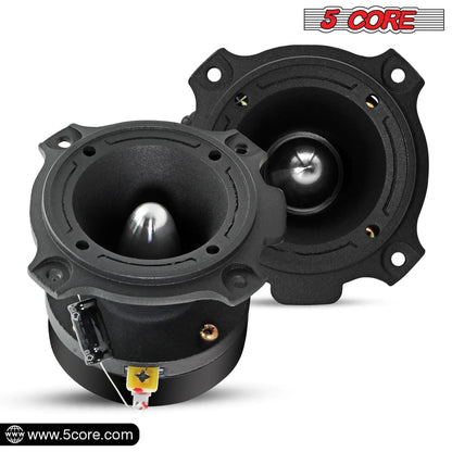 5Core Tweeters Speakers Car Audio Pair 600W Peak 3.5 Inch Super Bullet Tuiters Para Sonido Para Carro - Jaazi Intl