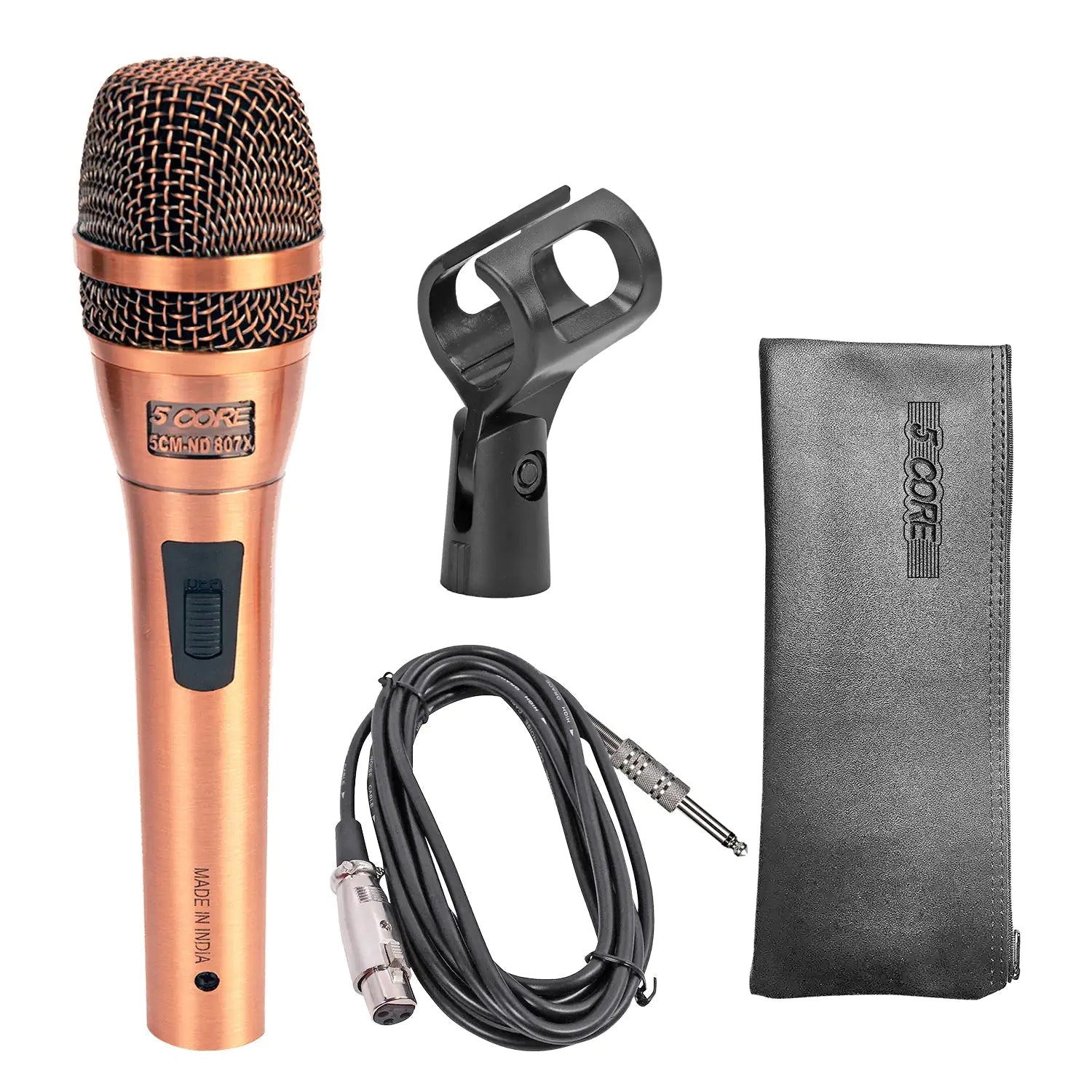 5Core XLR Microphone Dynamic Mic Karaoke Singing Studio Microfono Handheld Mics - Jaazi Intl