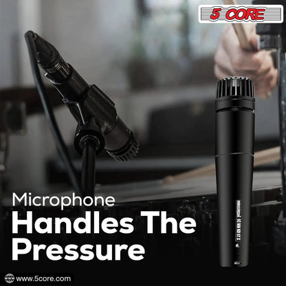 5Core XLR Microphone Dynamic Mic Karaoke Singing Studio Microfono Handheld Mics - Jaazi Intl