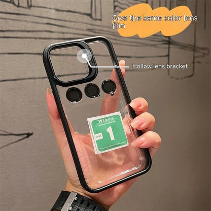 Metal Hollow Lens Bracket Phone Case