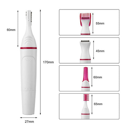 Tondeuse à cheveux électrique polyvalente, douce et sensible, précision, épilateur de sourcils