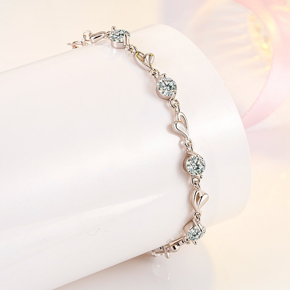 Bracelet d'amour en argent Sterling S925 Batu, Design de Niche léger, Bracelet de luxe tendance pour femmes, bijoux à main