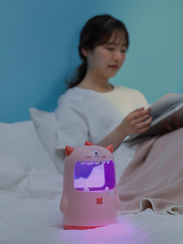 Lampe anti-moustiques petit monstre, physique, silencieuse, mignonne et Simple, lampe anti-moustiques