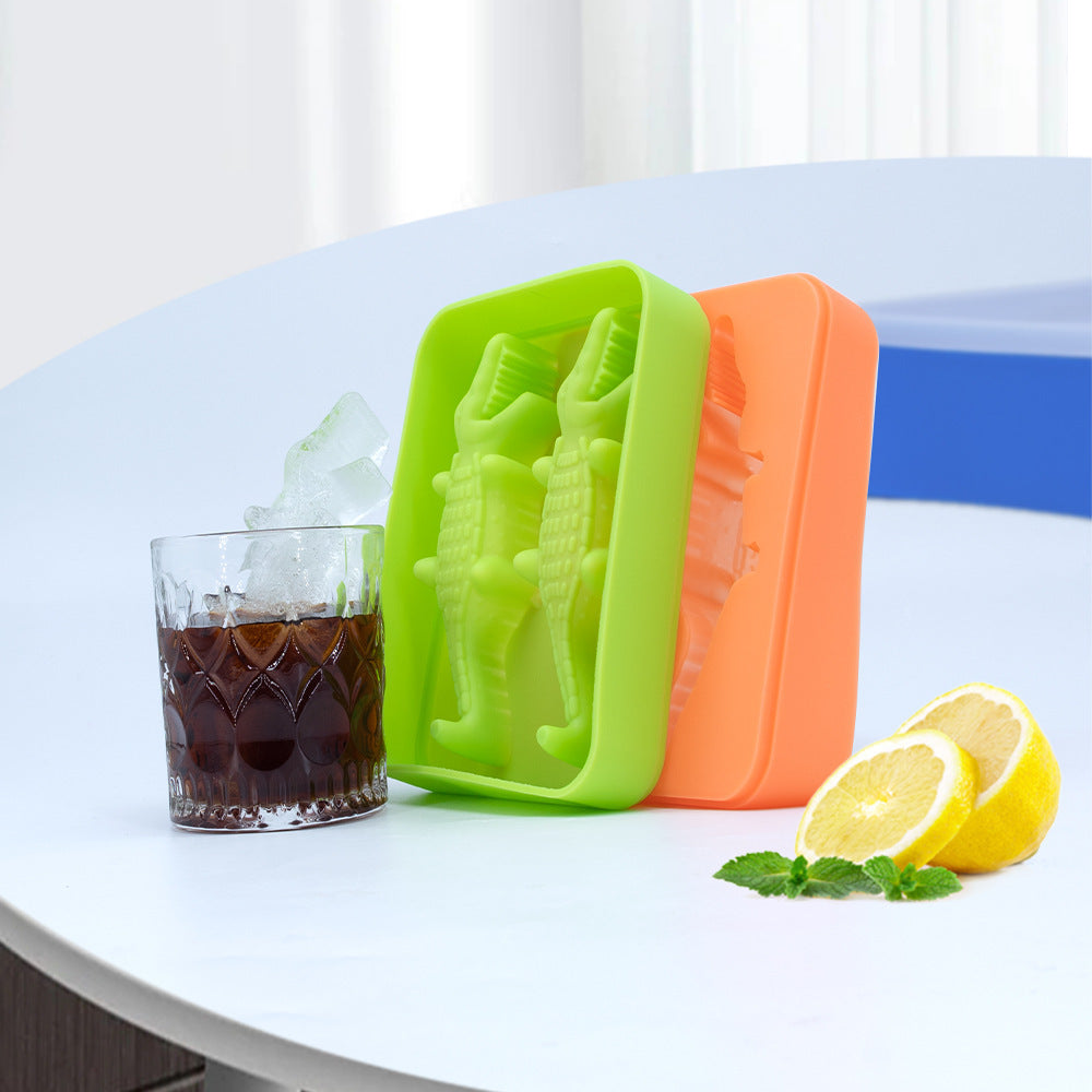 With Lid Creative Silicone Ice Grid Mold