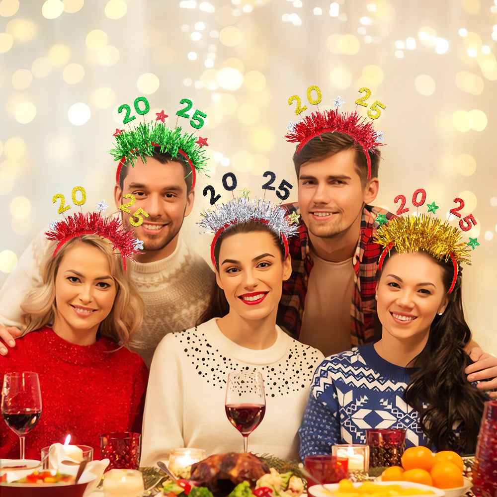 Christmas New Year Party Gathering Decorative Color Bar Headdress