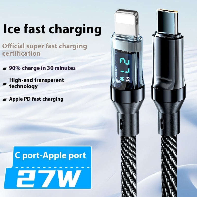 Typec Fully Compatible With Digital Display Super Fast Charge Data Cable