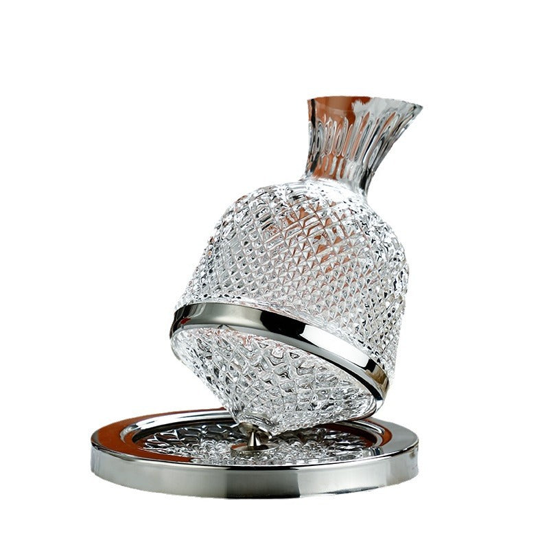 Light Luxury Good-looking Glass Gyro Wine Decanter Household High-end