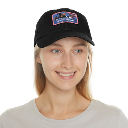 Make America Great Again Donald Trump Hat with Leather Patch (Rectangle)