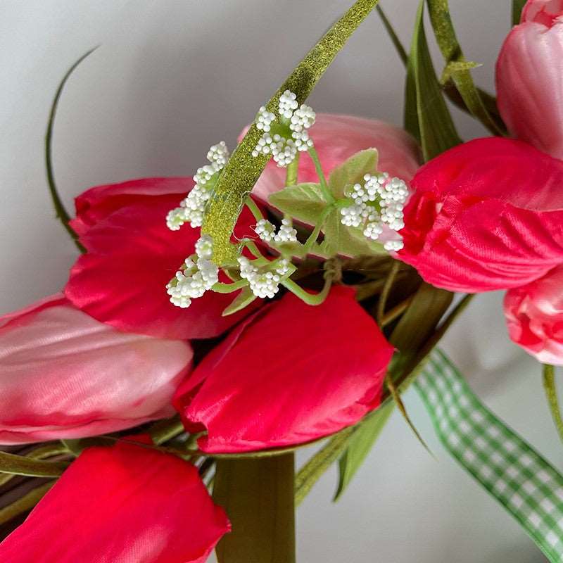 Fruit Bead Tulip Decorative Wreath Garland