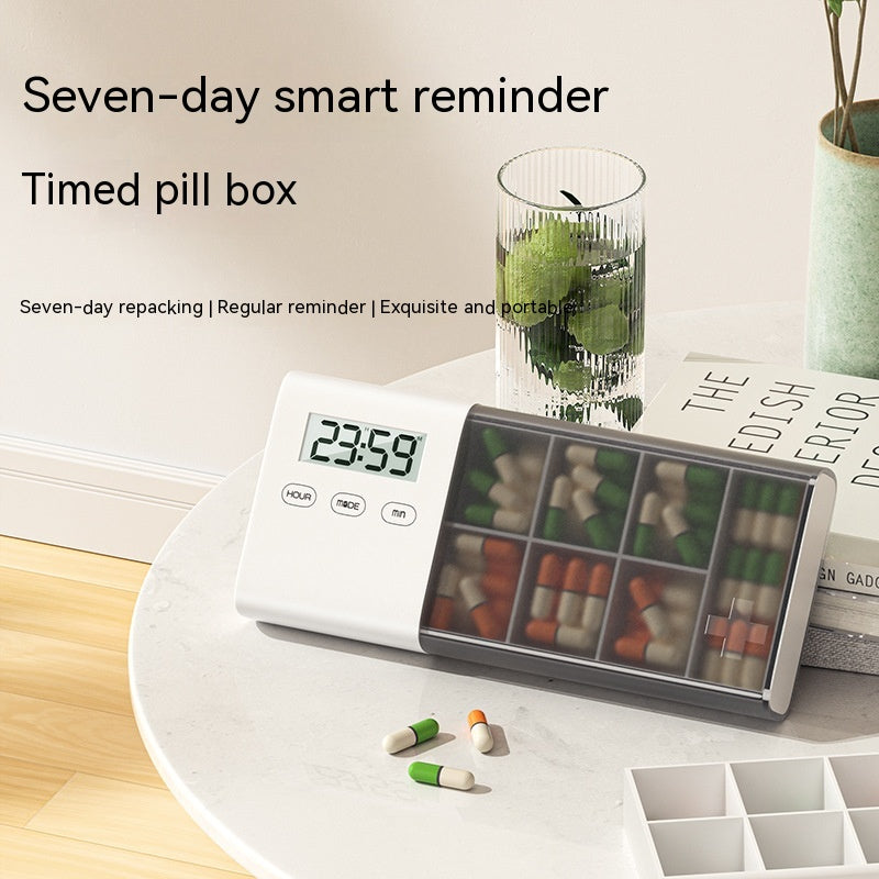 Tragbare elektronische tragbare Mini-Timing-Medizin-Smart-Pillendose