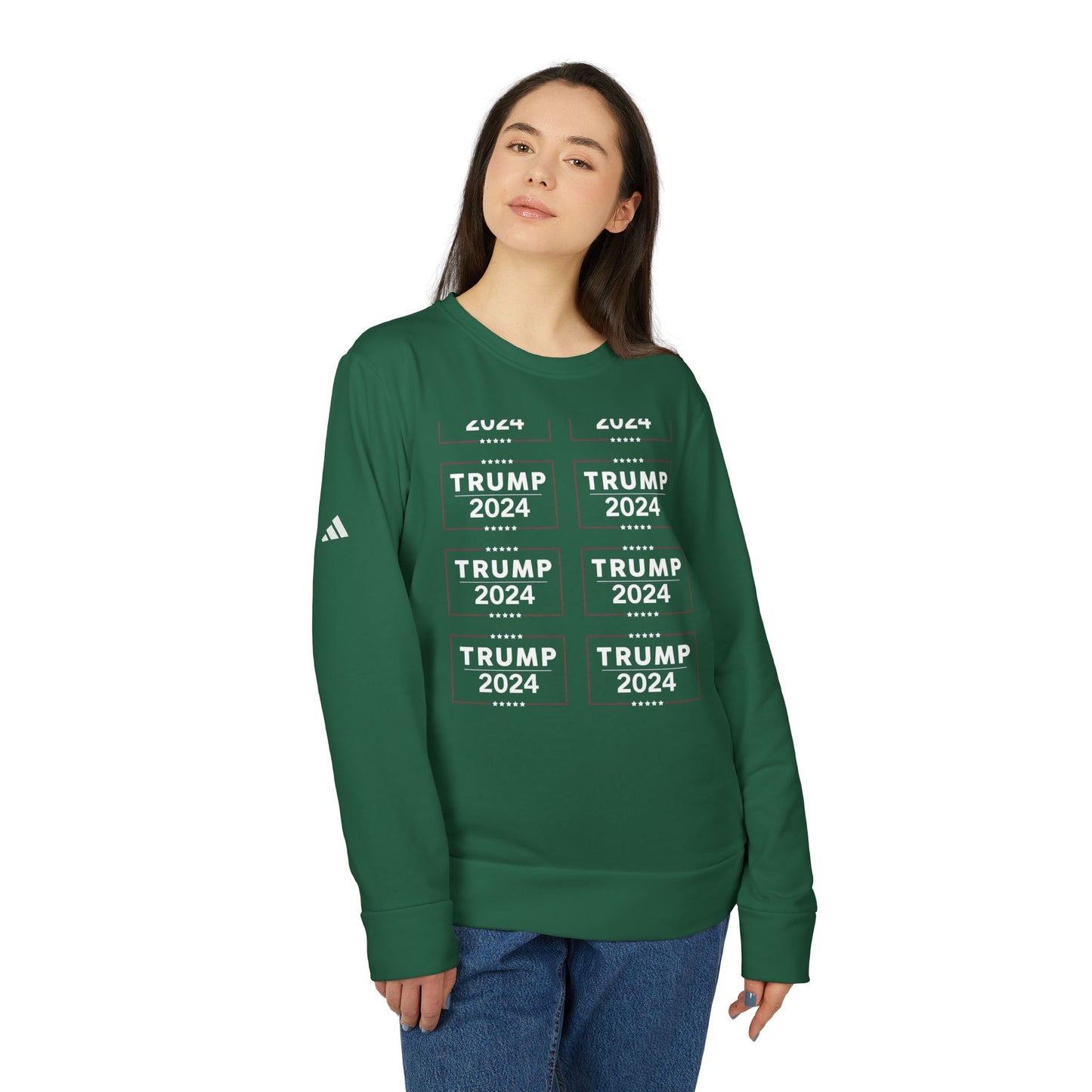 Trump 2024 Unisex Fleece Crewneck Sweatshirt