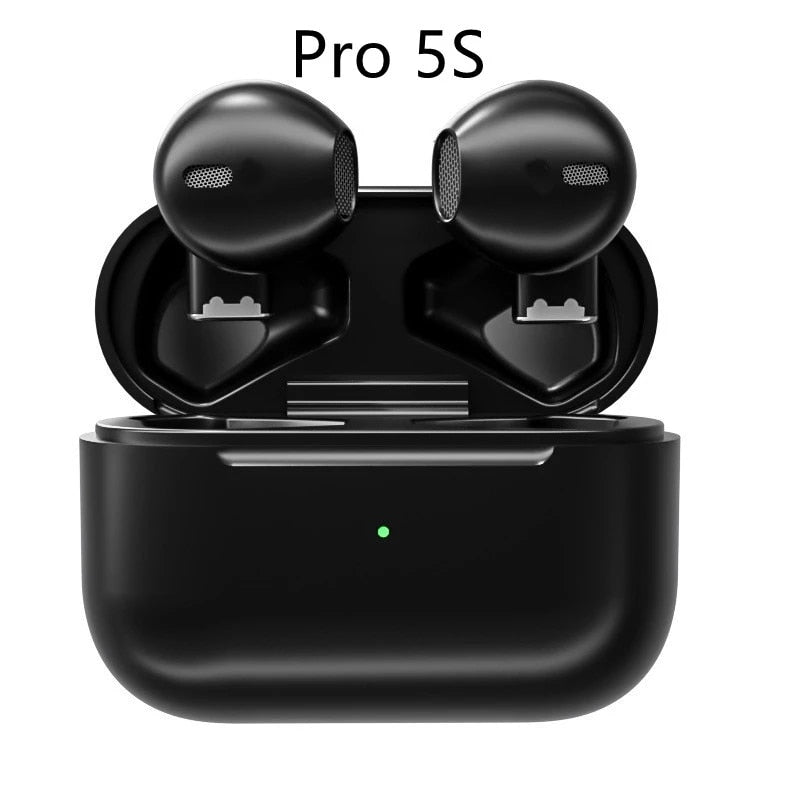 Nouveaux casques de jeu sans retard super mini écouteurs à commande tactile pro 5S mini écouteurs sans fil Bluetooth TWS avec étui de chargement