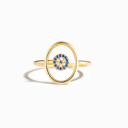 925 Sterling Silver Evil Eye Ring - Jaazi Intl