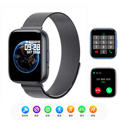 T99 Bracelet intelligent fréquence cardiaque pression artérielle oxygène sanguin Bluetooth téléphone montre musique Bracelet montre intelligente 