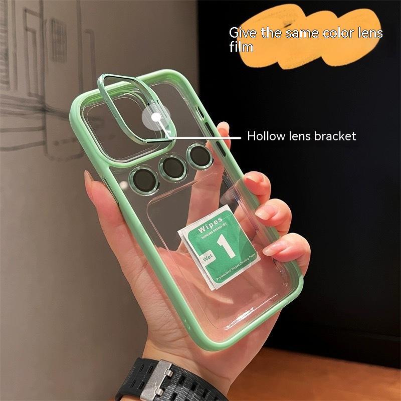 Metal Hollow Lens Bracket Phone Case