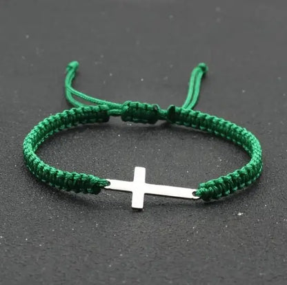 Rope Cross Bracelet