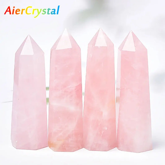 Rose Quartz Crystal Obelisk