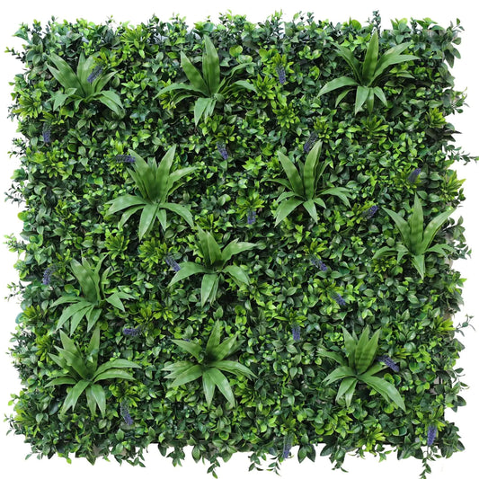 Lavender Fields Artificial Green Wall 40" x 40" UV Resistant