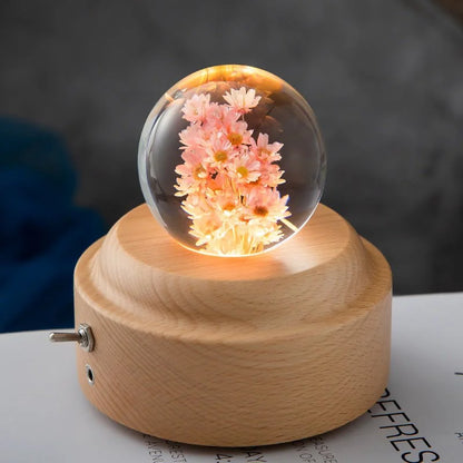 LED Night Crystal Ball Light