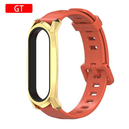 Nouveau Bracelet Original Mijobs Youth pour Xiaomi Mi Band 5 Bracelet avec cadre en métal pour Xiaomi Mi Band 4 Bracelet de remplacement en Silicone 