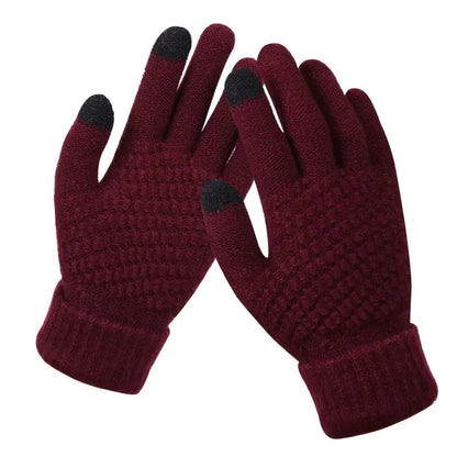 Touch screen Knit Gloves