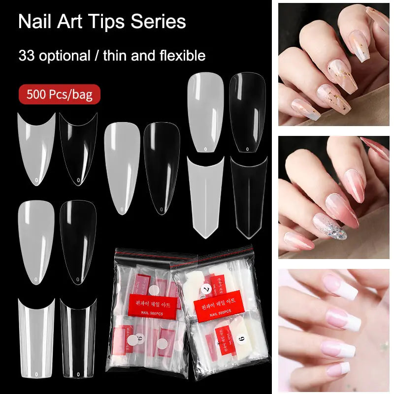 French Fake Nails Extension