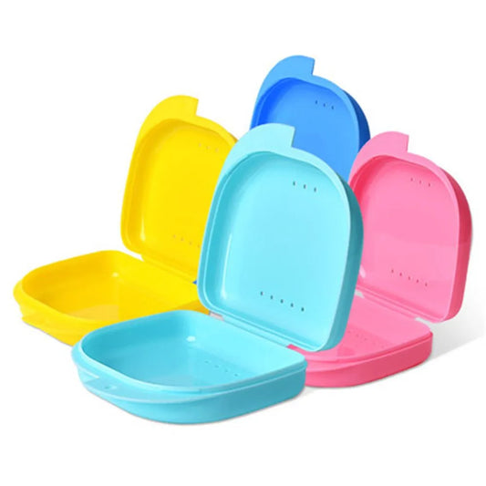 New Dental Appliance Supplies Tray Health Care Braces Case Mouth Guard Container Denture Storage Box Oral Hygiene