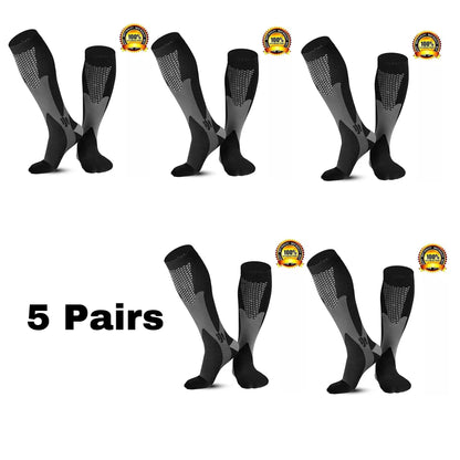 Men's Sports Compression Socks Varicose Veins Cycling Socks Nursing Running Compression Socks Nurse Outdoor Natural Hiking