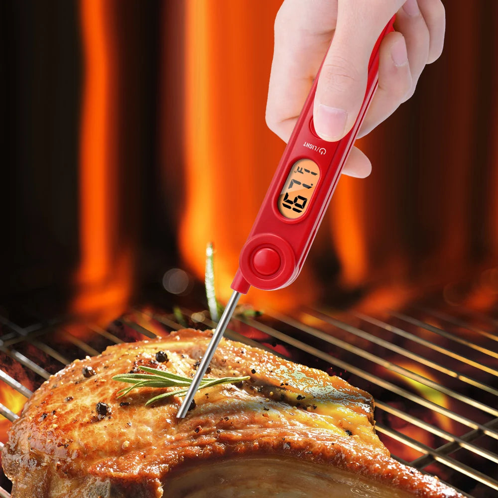 ThermoPro TP03B Instant Reading Kitchen Cooking Digital Meat Thermometer For Grilling Smoking Barbecue Thermometer Backlight