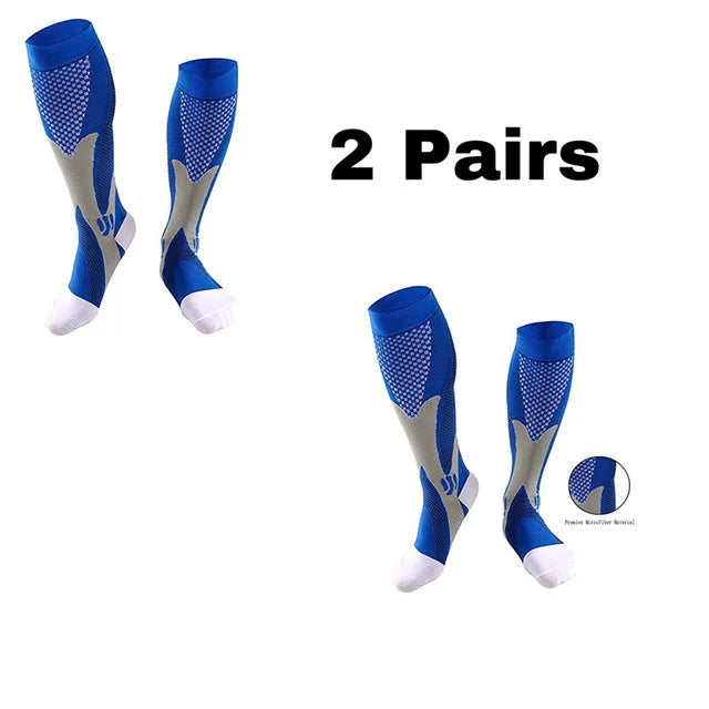 Men's Sports Compression Socks Varicose Veins Cycling Socks Nursing Running Compression Socks Nurse Outdoor Natural Hiking