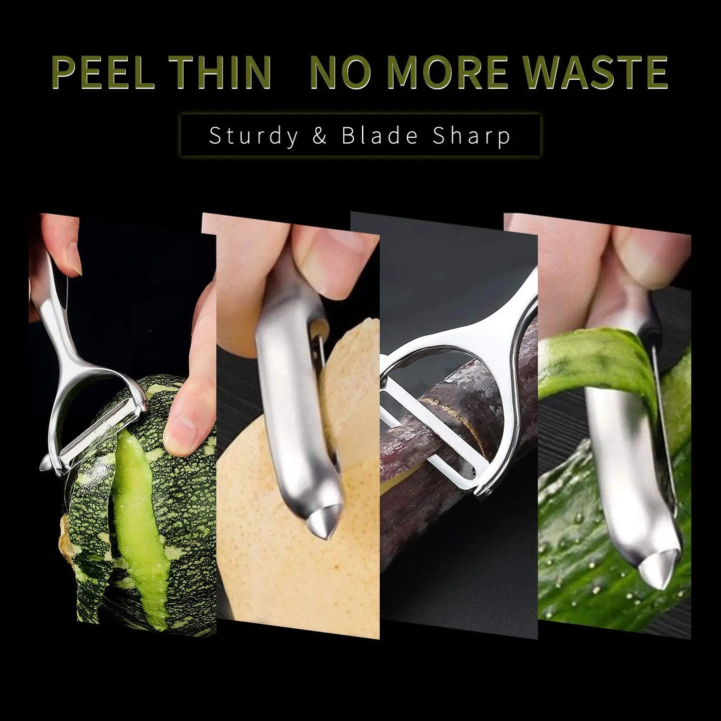 Vegetable Peeler stainless Steel Potato Peeler Sharp Fruit Carrot Julienne peeler,Kitchen Gadget Accessories Vegetable slicer