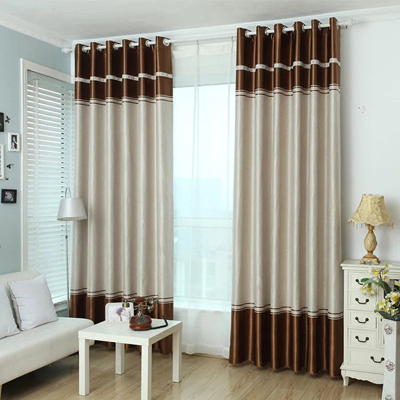 Modern Curtain Ready Made Burgundy Kitchen Window Blackout Curtains For Doors For Bedroom Living Room cortinas