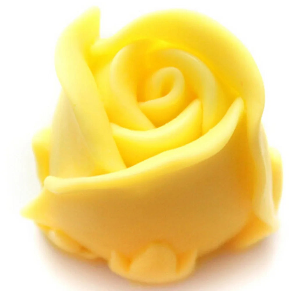 Mujiang Rose Flower Silicone Candle Molds Resin Clay Soap Mold Gumpaste Chocolate Fondant Cake Decorating Tools Kitchen Baking