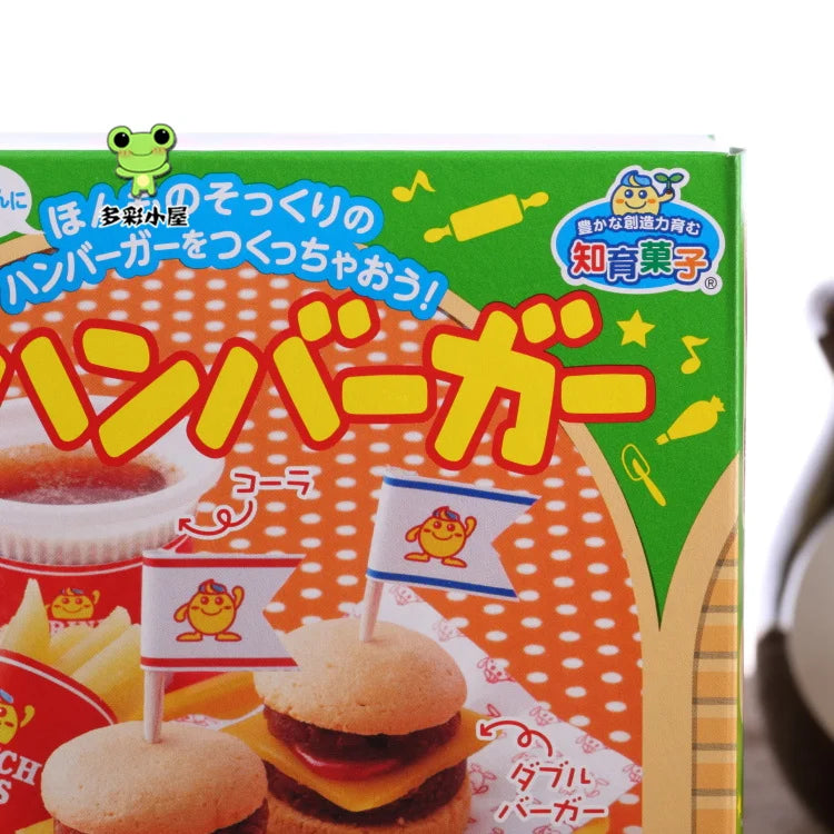 New Bags POPIN Cook Hamburger.Kracie Hamburger Happy Kitchen Cookin  Kids DIY handmade Toy Kitchen Pretend Toys