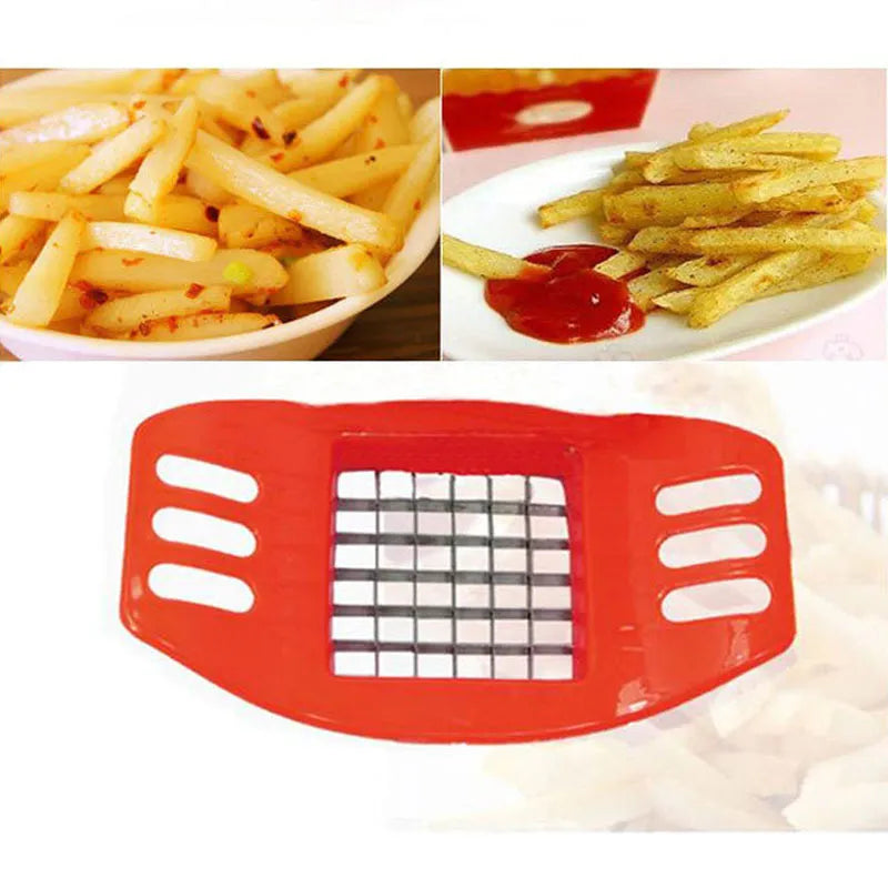 Stainless Steel Potato Cutter French Fry Cutter Potato Vegetable Slicer Chopper Kitchen Accessories Kitchen Tools Gadgets