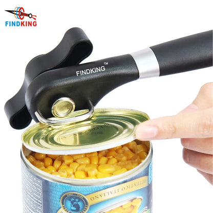 FINDKING Kitchen Cans Opener Stainless Steel Professional Gadgets Manual Can Opener Side Cut Manual Can Opener Camping