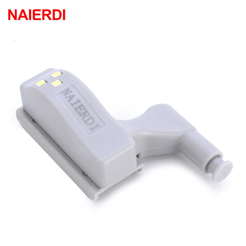 NAIERDI Universal Hinge Light LED Sensor Cabinet Light Cupboard Inner Hinges Lamp Home Kitchen Bedroom Wardrobe Night Light