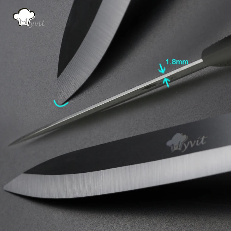 Kitchen Ceramic Knives 3" Paring 5" Slicing Ceramic Knife Black Blade Kitchen Knives Cooking tools